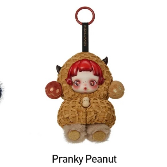 Skullpanda YOU FOUND ME! Pranky Peanut plush pendant - Picture 2 of 2